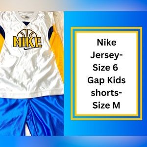 Nike & Gap Kids jersey & shorts set